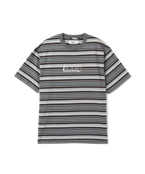 atmos Retro Colorway Border SS T-shirt BLACK - ブラック