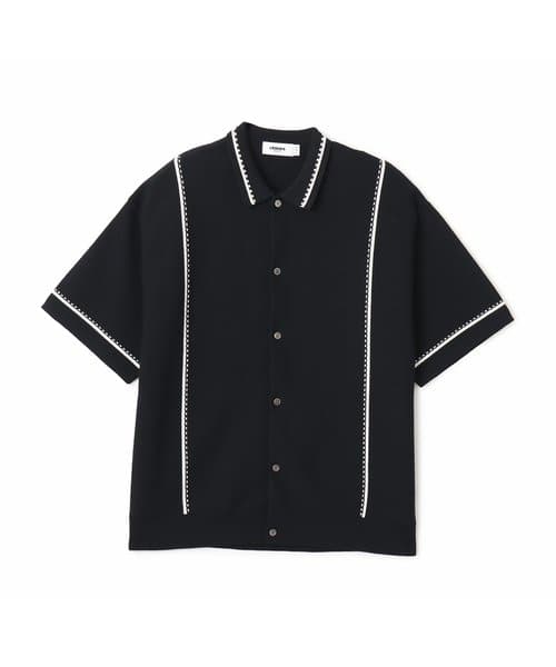 atmos Milano Rib Open Coller Knit Shirt