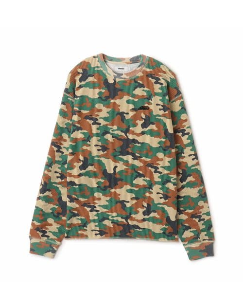atmos Waffle LS T-shirt CAMOUFLAGE アトモス ワッフル エルエス ティーシャツ カモフラージュ系その他