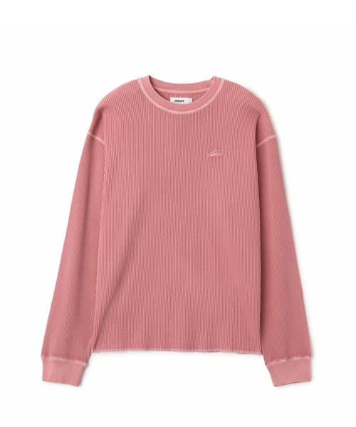 atmos Waffle LS T-shirt PINK