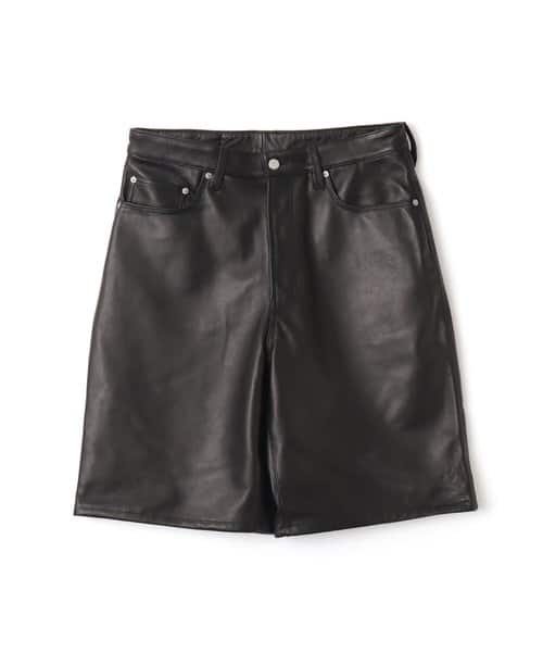 atmos Sheep Leather Buggy Shorts BLACK - ブラック
