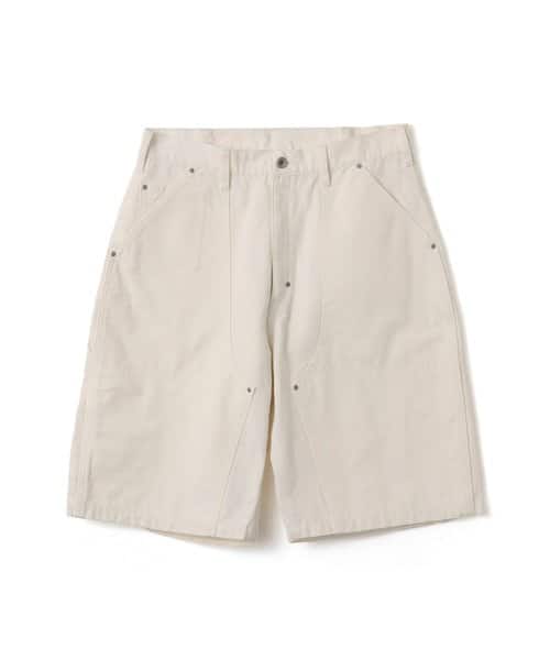 atmos Double-Knee Denim Shorts WHITE アトモス ダブル ニー デニム ショーツ ホワイト