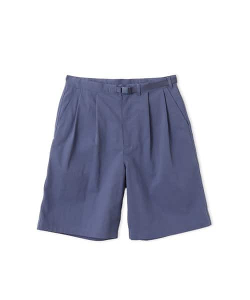 atmos 2-Tuck Baggy Shorts NAVY アトモス 2 タック バギー ショーツ ネイビー