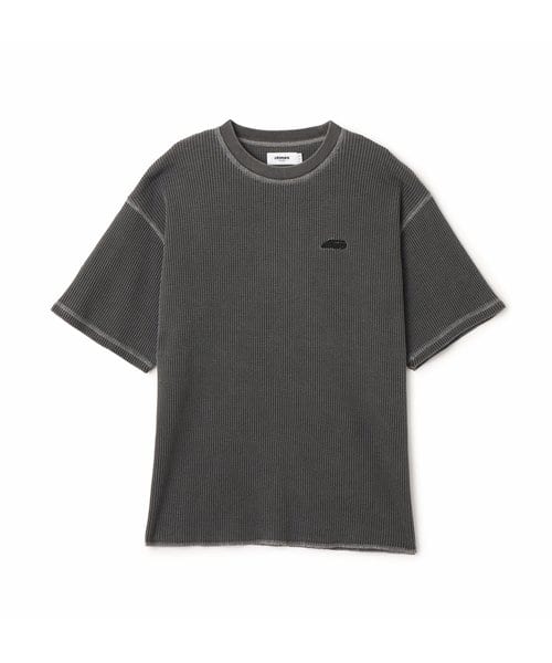 atmos Waffle SS T-shirt LIGHT BLACK - ブラック