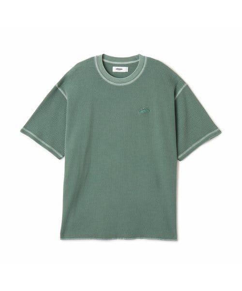 atmos Waffle SS T-shirt LIGHT GREEN アトモス ワッフル エスエス ティーシャツ ライトグリーン