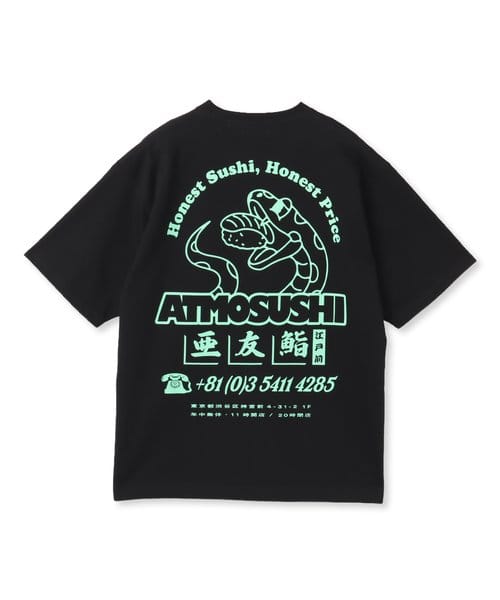 atmos ATMOSUSHI T-shirt BLACK
