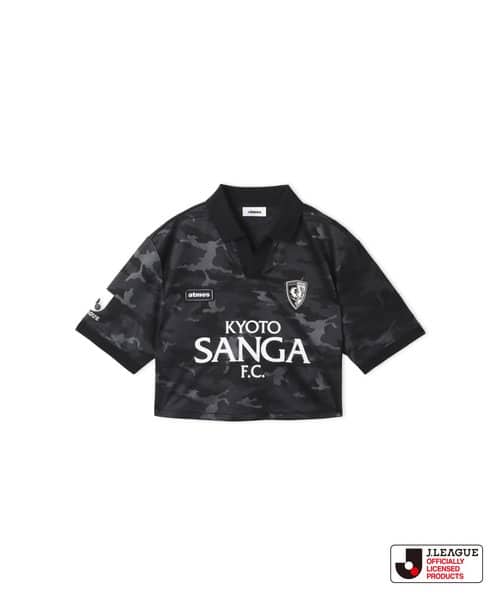 atmos pink x J.LEAGUE 京都サンガF.C. Cropped T-shirt BLACK - ブラック