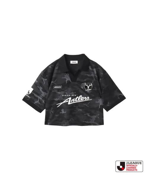 atmos pink x J.LEAGUE 鹿島アントラーズ Cropped T-shirt BLACK