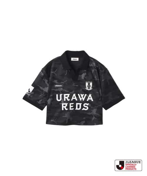 atmos pink x J.LEAGUE  浦和レッズ Cropped T-shirt BLACK - ブラック