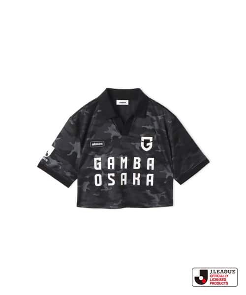 atmos pink x J.LEAGUE ガンバ大阪 Cropped T-shirt BLACK
