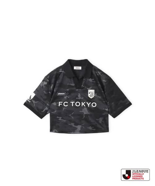 atmos pink x J.LEAGUE FC東京 Cropped T-shirt BLACK