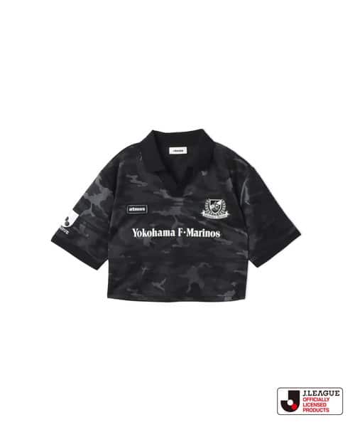 atmos pink x J.LEAGUE 横浜F・マリノス Cropped T-shirt BLACK - ブラック