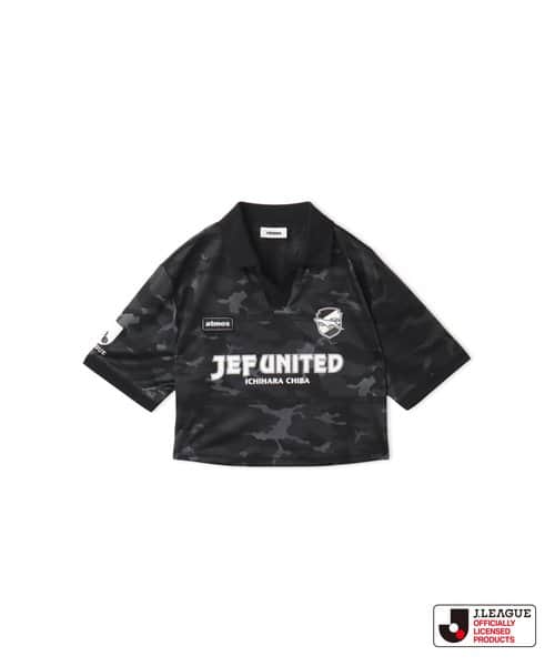 atmos pink x J.LEAGUE ジェフユナイテッド千葉 Cropped T-shirt BLACK
