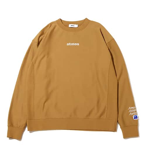 atmos Embroidery Classic Logo Heavy-weight Sweat BEIGE 22FA-I