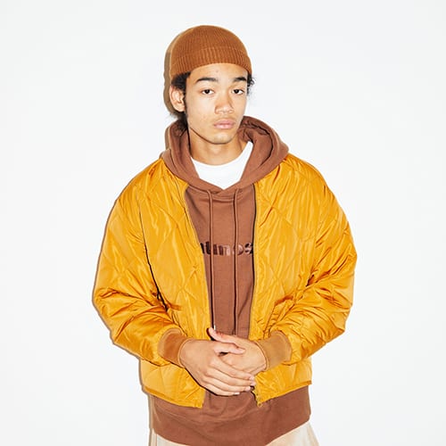 atmos QUILTING JACKET BROWN 21FA-I