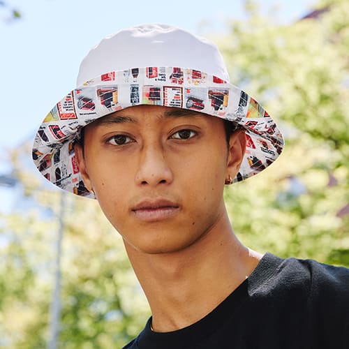 COCA-COLA atmos NEW NOSTALGIA REVERSIBLE HAT WHITE 21SU-I