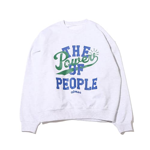atmos THE POWER OF PEOPLE SWEAT ASH 22SP-I