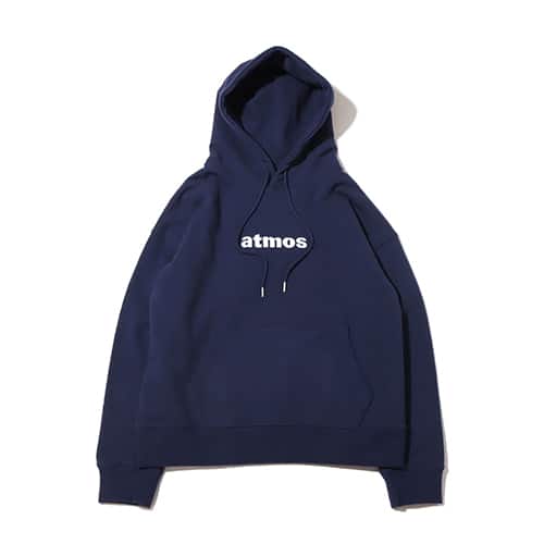 atmos EMBROIDERY LOGO HOODIE NAVY 22SP-I