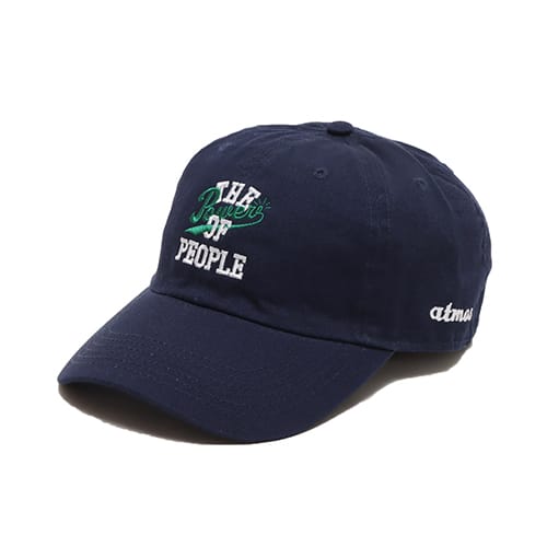 atmos THE POWER OF PEOPLE 6 PANEL CAP NAVY 22SP-I