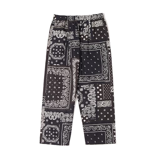 atmos x ELEPHANT BRAND PAISLEY PATCHWORK SHIRT BLACK 22SP-I