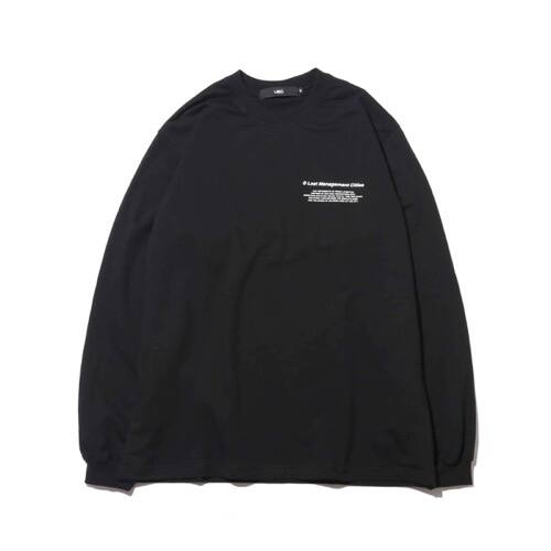 LMC ROYAL LSV SWEAT TEE  BLACK 18FW-I