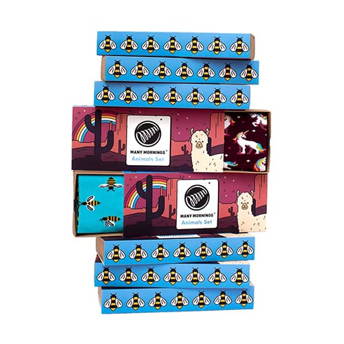 MANY MORNINGS BOX SET Animals Set 20FA-I メニーモーニングス ボックスセット マルチ