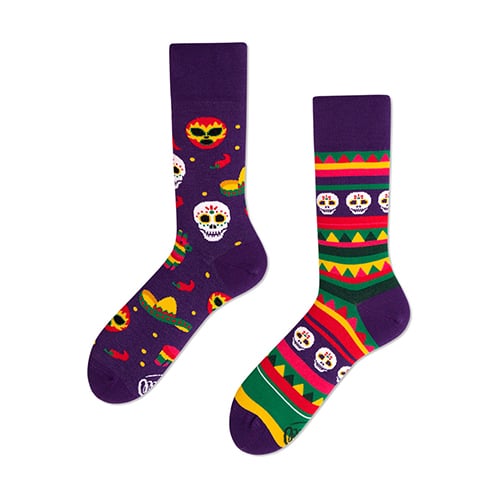 MANY MORNINGS Regular Socks Fiesta Mexicana 20FA-I