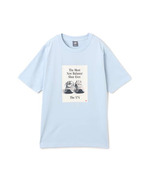 New Balance 574 Ad T-Shirt オクスフォードブルー