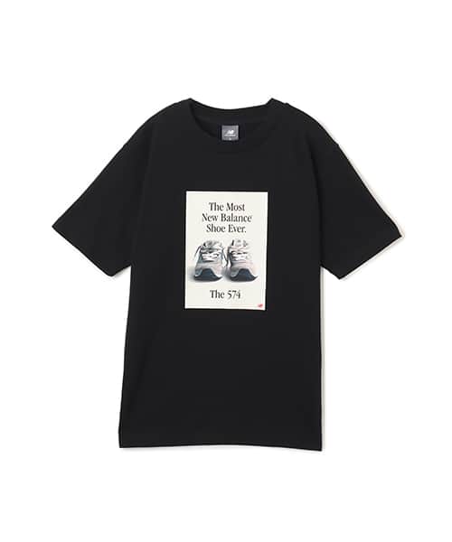New Balance 574 Ad T-Shirt ブラック