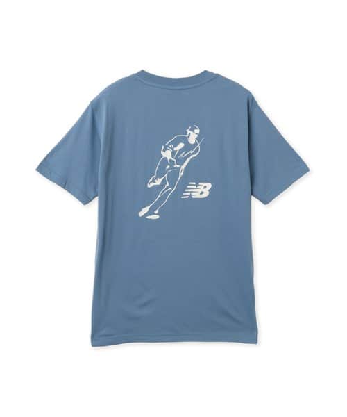 New Balance SHOHEI OHTANI ALWAYS ON LOGO SHORT SLEEVE T-SHIRT ヘロンブルー