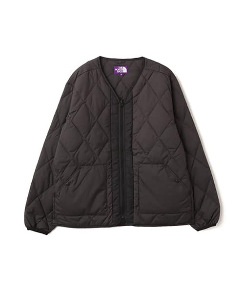 THE NORTH FACE PURPLE LABEL PERTEX QUANTUM PLAS Field Down Cardigan Asphalt Gray ザ・ノース・フェイス パープル レーベル パーテックス クアンタム プラス フィールド ダウン カーディガン グレー