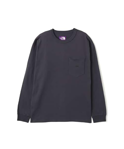 THE NORTH FACE PURPLE LABEL 8oz Field Long Sleeve Pocket Tee Asphalt Gray - グレー