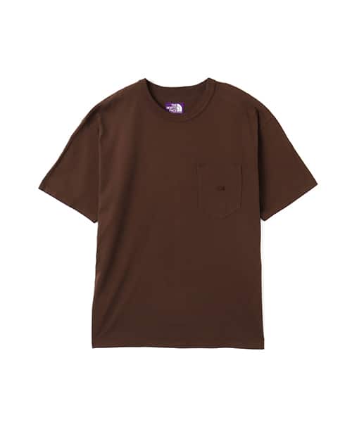 THE NORTH FACE PURPLE LABEL 8oz Field Pocket Tee Brown