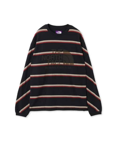 THE NORTH FACE PURPLE LABEL FLD LONG STRIPED T