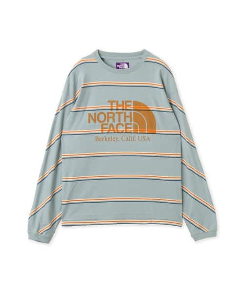 THE NORTH FACE PURPLE LABEL FLD LONG STRIPED T