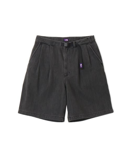 THE NORTH FACE PURPLE LABEL Denim Tuck Field Shorts Gray - グレー