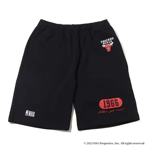 TOKYO 23 NBA Team Logo Short Pants BLACK x CHICAGO 23SS-S