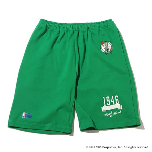 TOKYO 23 NBA Team Logo Short Pants GREEN x BOSTON 23SS-S