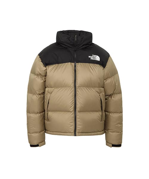 THE NORTH FACE Nuptse Jacket ブラックxクラシックカーキ - カーキ