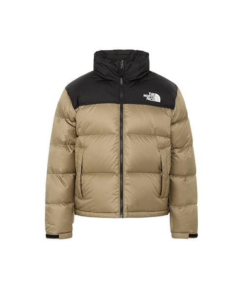 THE NORTH FACE Womens Short Nuptse Jacket ブラックxクラシックカーキ ザ・ノース・フェイス ウィメンズ ショート ヌプシ ジャケット カーキ