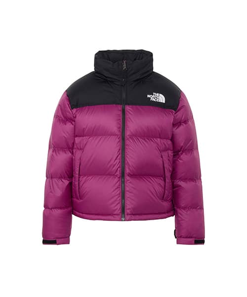 THE NORTH FACE Womens Short Nuptse Jacket ブラックxロックスバリーピンク ザ・ノース・フェイス ウィメンズ ショート ヌプシ ジャケット ピンク