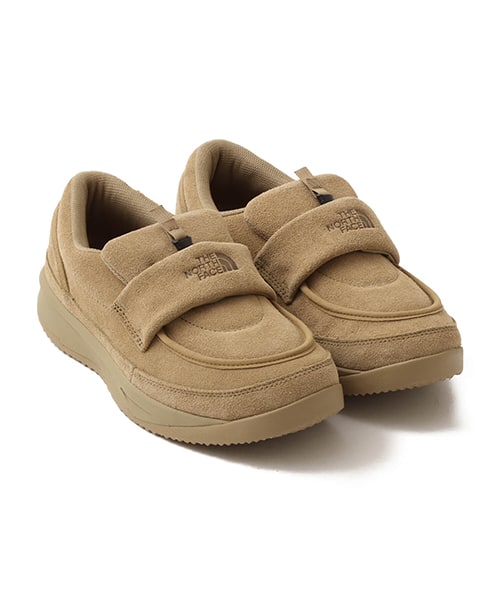 THE NORTH FACE Nuptse Loafer Suede クラシックカーキxTNFブラック - カーキ