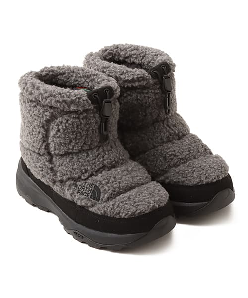 THE NORTH FACE Nuptse Bootie Short Fleece ミックスチャコールxミックスチャコール - チャコール