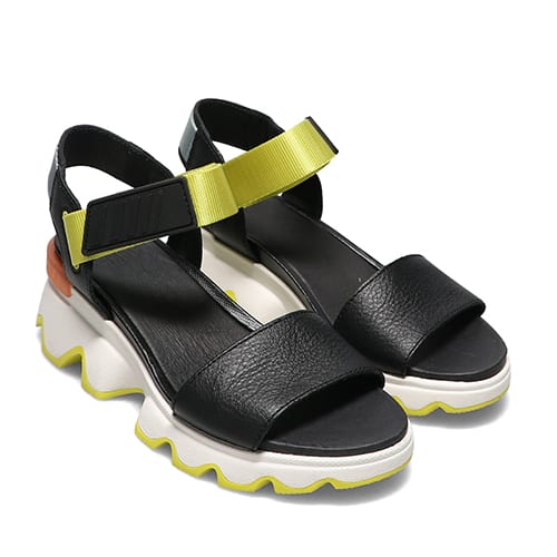 SOREL KINETIC™ SANDAL Black, Sea Salt 22SS-I