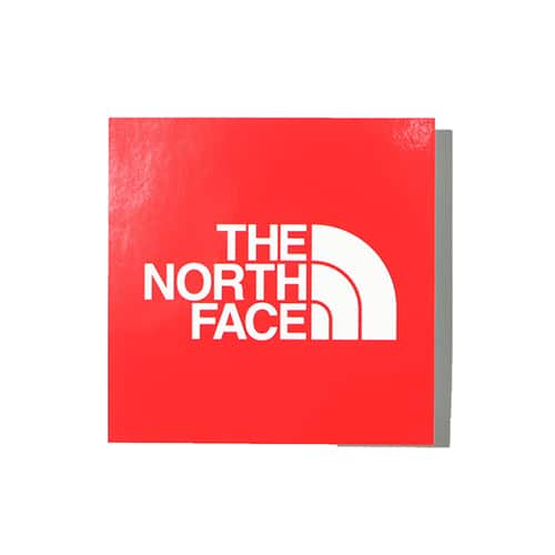 THE NORTH FACE TNF SQUARE LOGO STICKER レッド 23SS-I