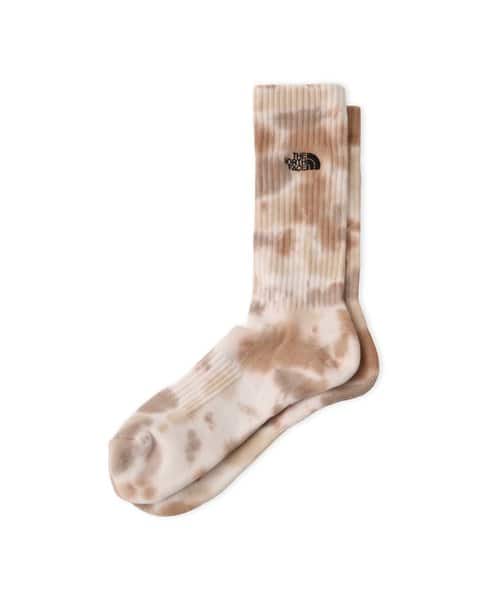 THE NORTH FACE TIE DYE CREW マッシュルーム - カーキ