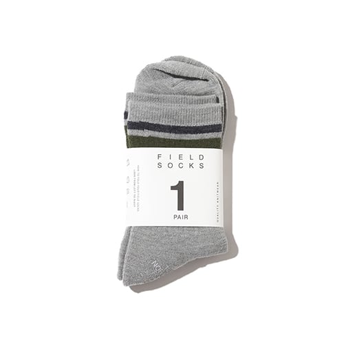 THE NORTH FACE PURPLE LABEL Merino Wool Field Socks Mix Gray 23FW-I