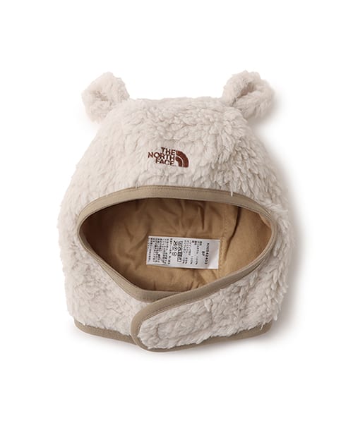 THE NORTH FACE B Cuddle Fleece Ear Cap フォッシルアイボリー - ホワイト