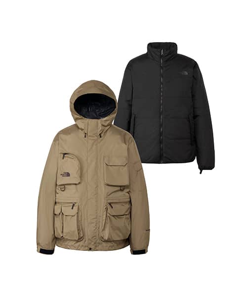 THE NORTH FACE WUROS Field Utility Triclimate Jacket クラシックカーキ - カーキ