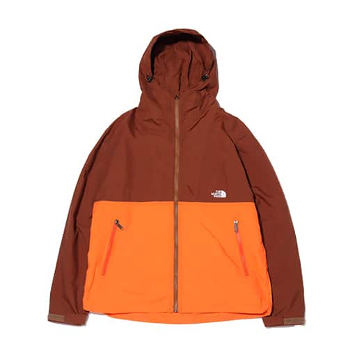 THE NORTH FACE COMPACT JACKET FLAME ORANGE/BROWN 21SS-I